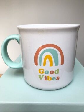 Novogratz GOOD VIBES Jumbo 18 Ounce Coffee Mug
